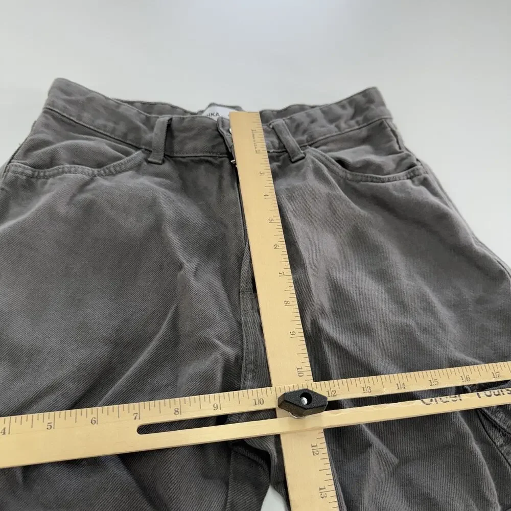 Bershka Pants Women Size 29 Grey‎ Cargo Grunge Streetwear Utility
